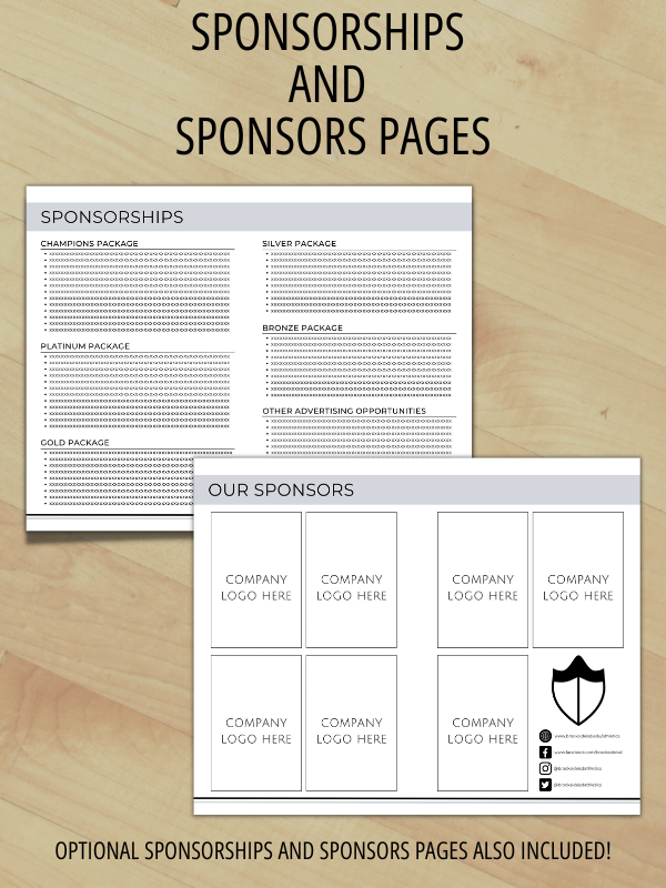 Multi-Page Bi-Fold Program or Brochure Template product image (5)