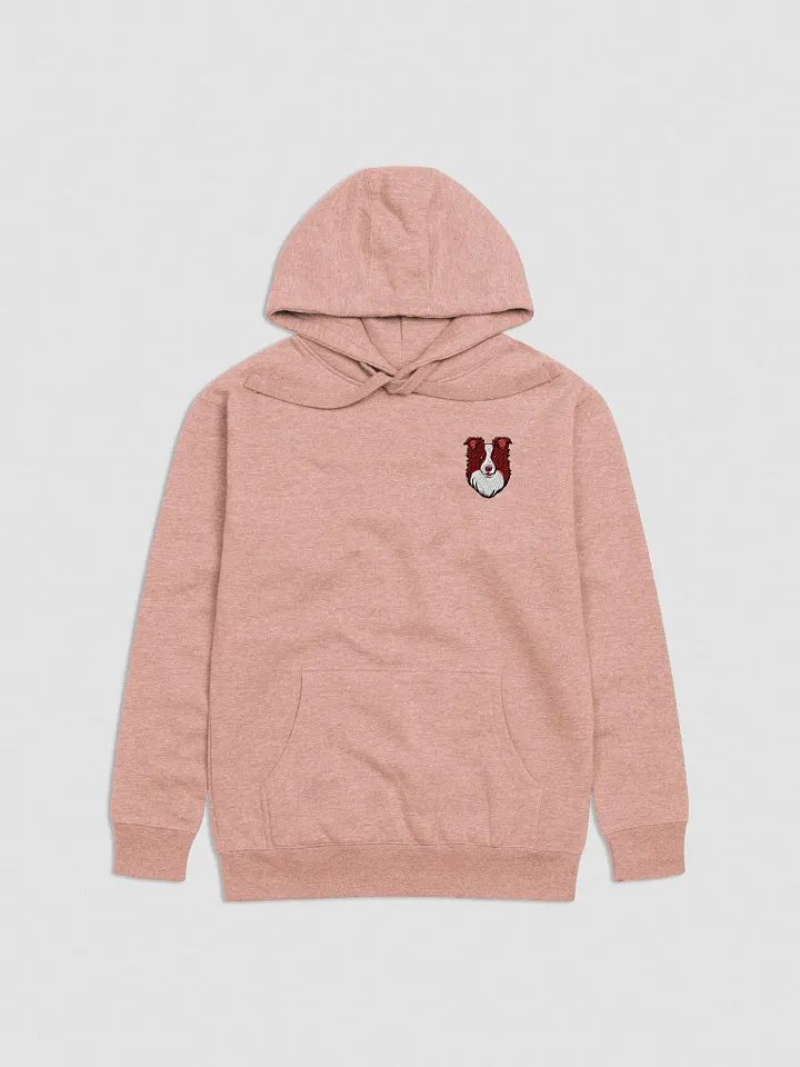 Fluffy Red Border Collie Embroidered Premium Hoodie product image (6)