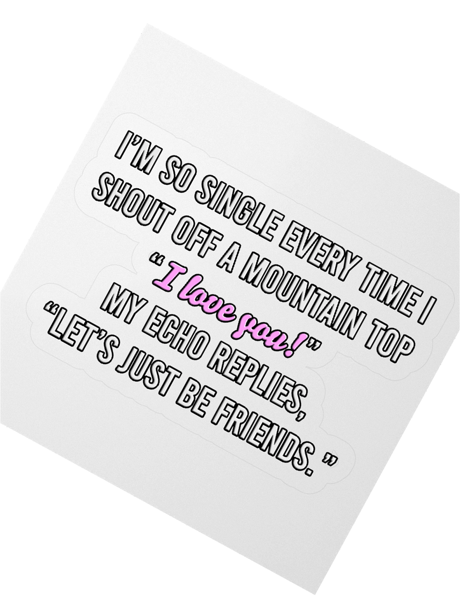 So Single - Sticker product image (2)