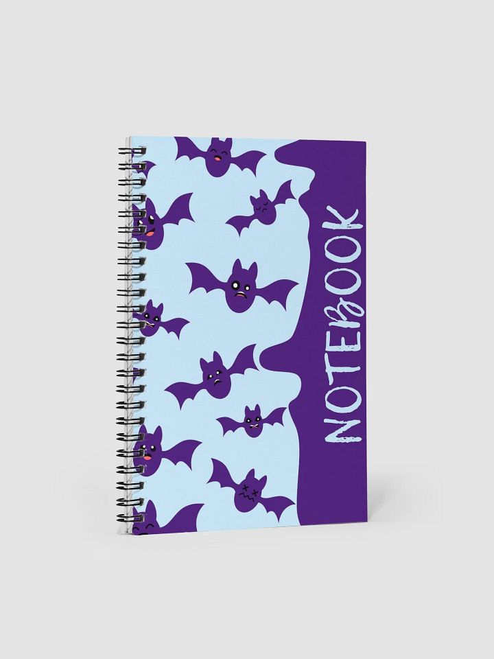 Whimsical Bats Spiral Notebook product image (1)