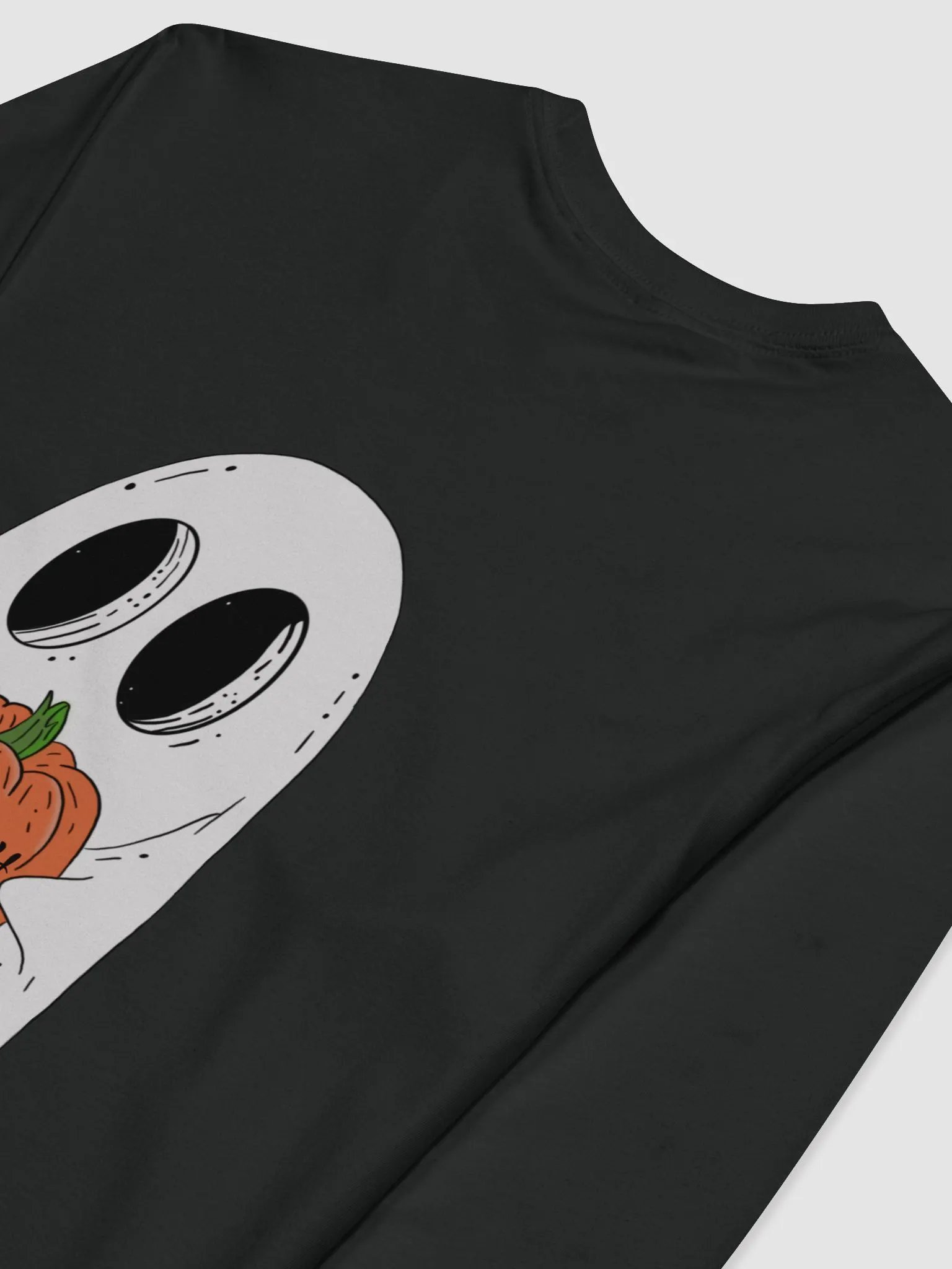 Ghosty Pumpkin Fitted Long Sleeve! product image (4)