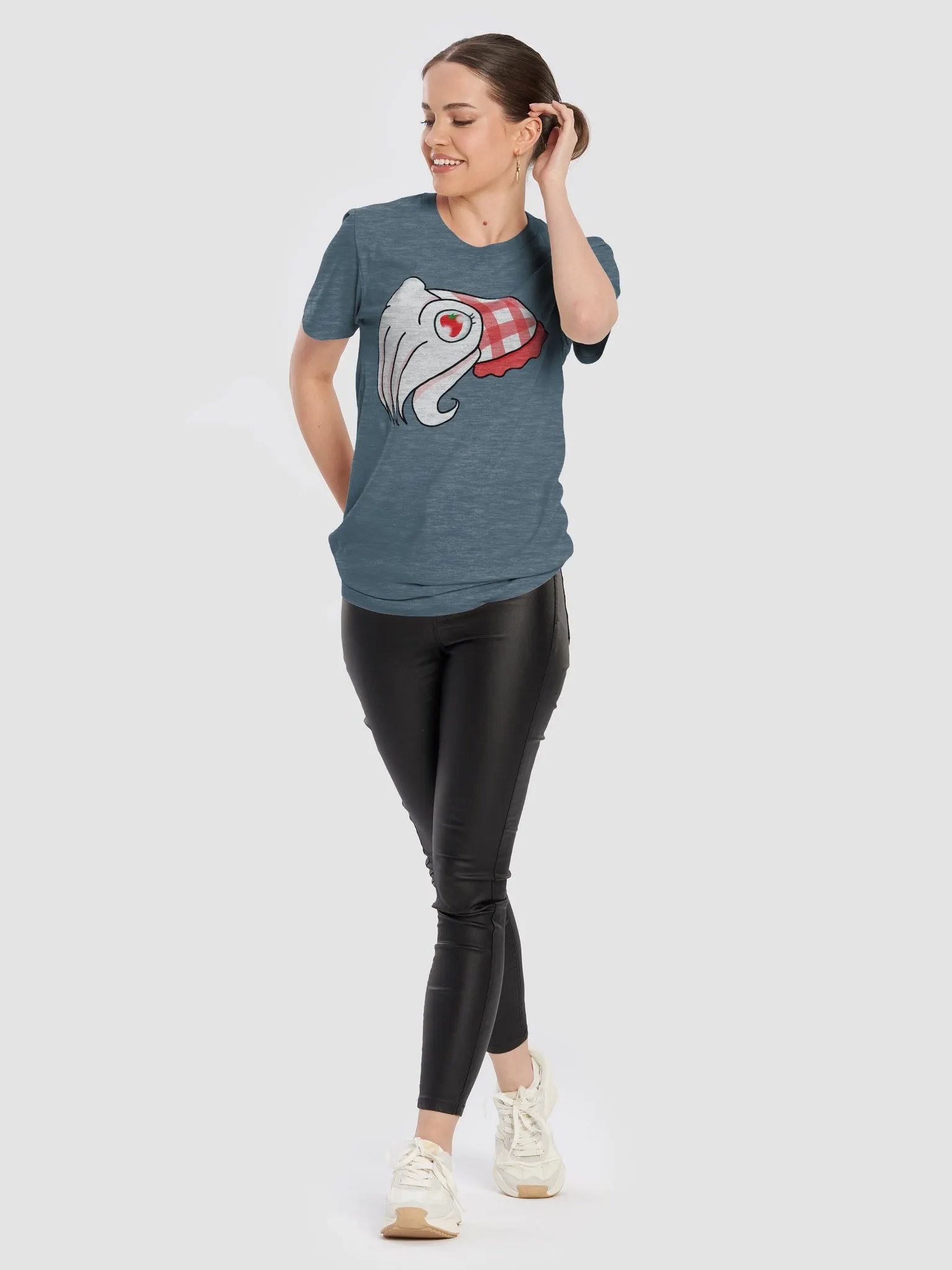 Strawberry Plaid Cuttlefish Tee product image (10)