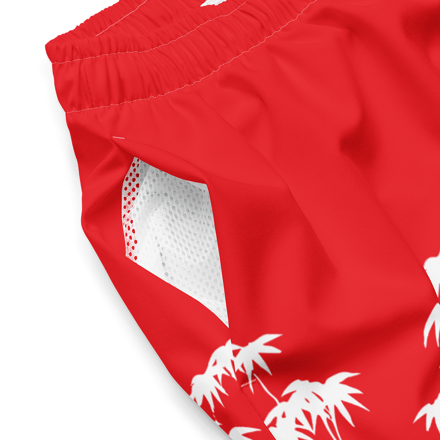 Blood Red Bamboo Ninja Swim Trunks product image (4)