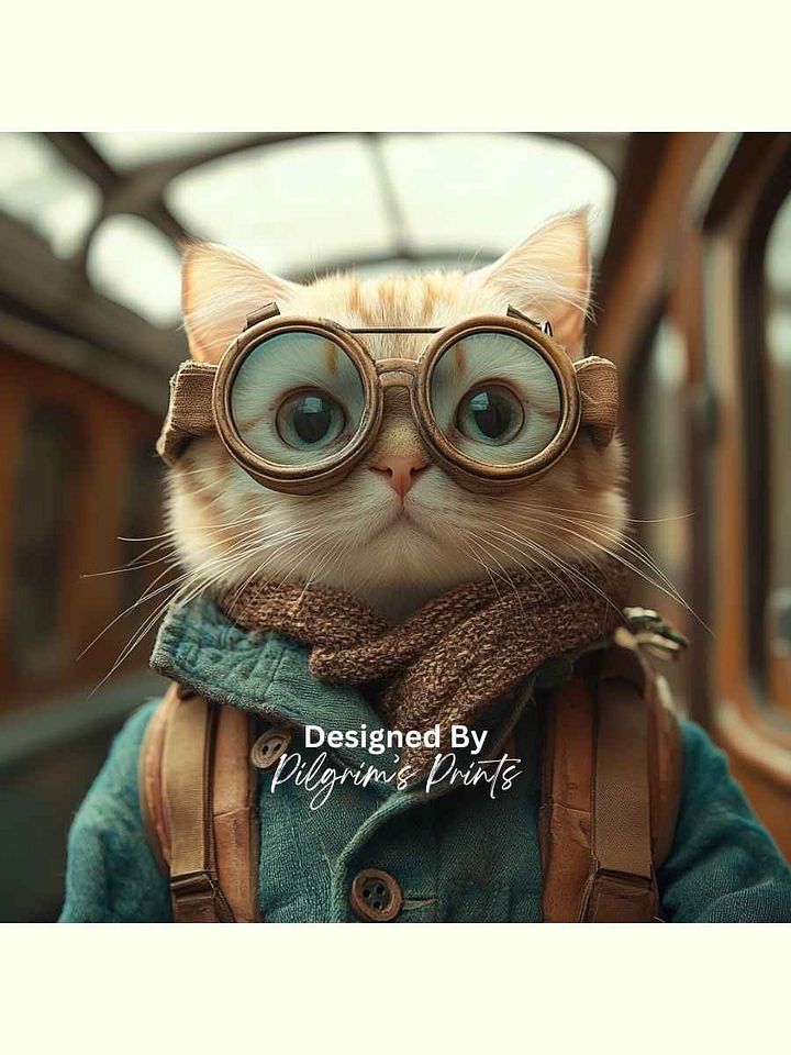The Adventurous Cat - 12x12 product image (1)