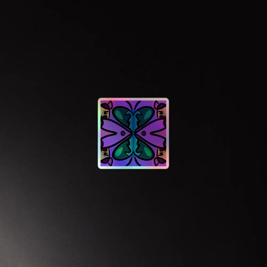 fun with symmetry holographic sticker product image (3)