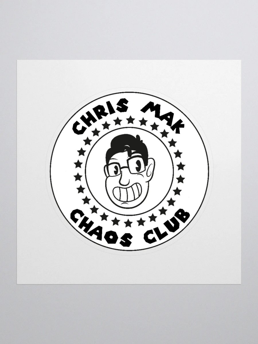 CHAOS CLUB STICKER product image (2)