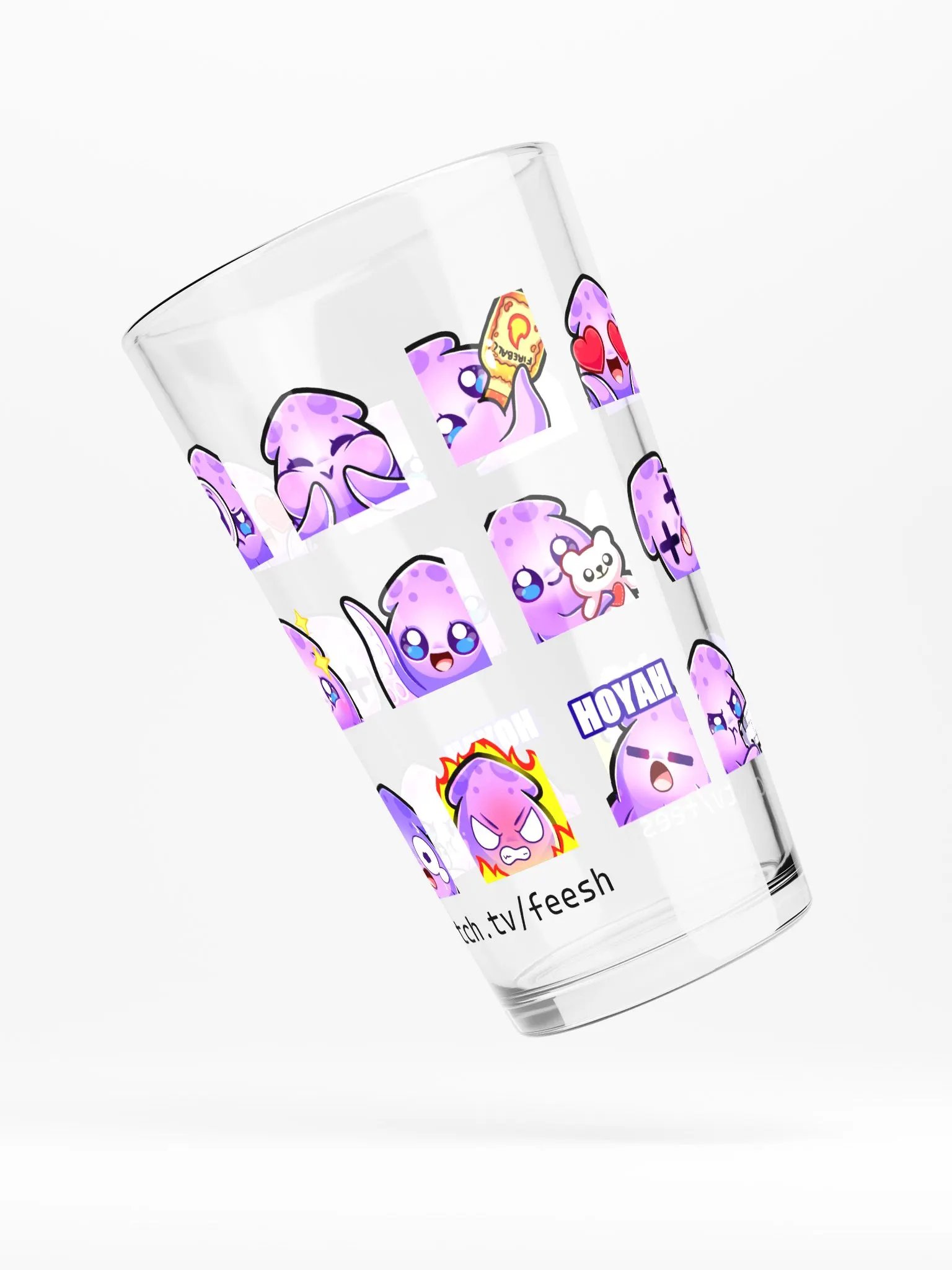 Squid Emote Pint Glass product image (4)