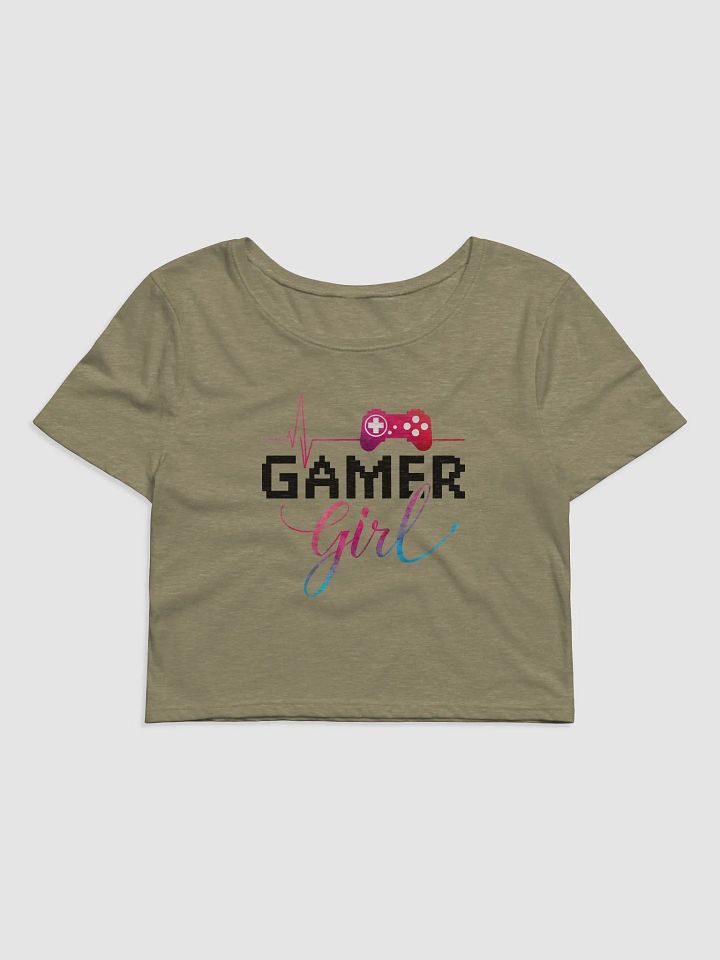 Gamer Girl Heartbeat Crop Tee product image (2)