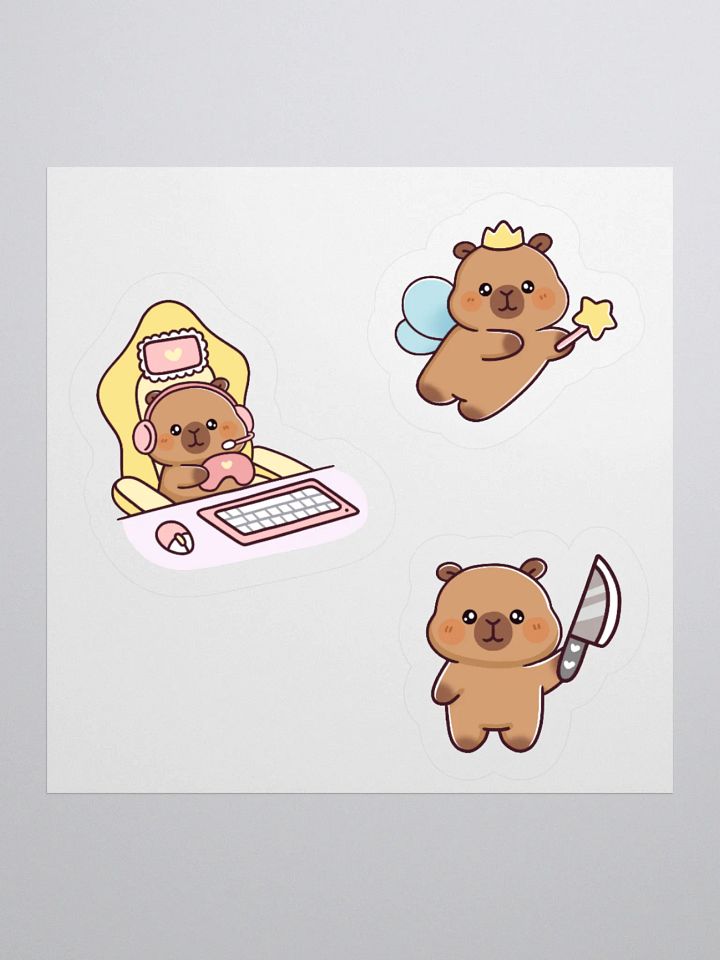 Capybara Sticker Sheet product image (1)
