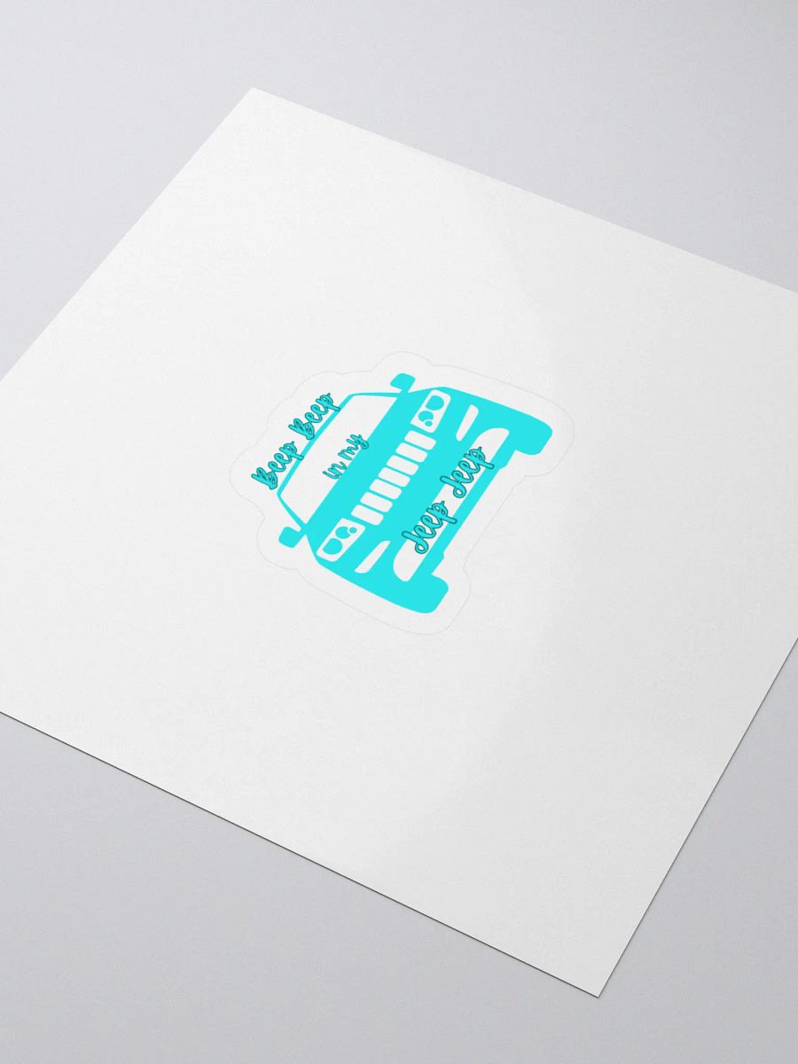 Beep Beep in my Jeep Jeep Sticker product image (3)