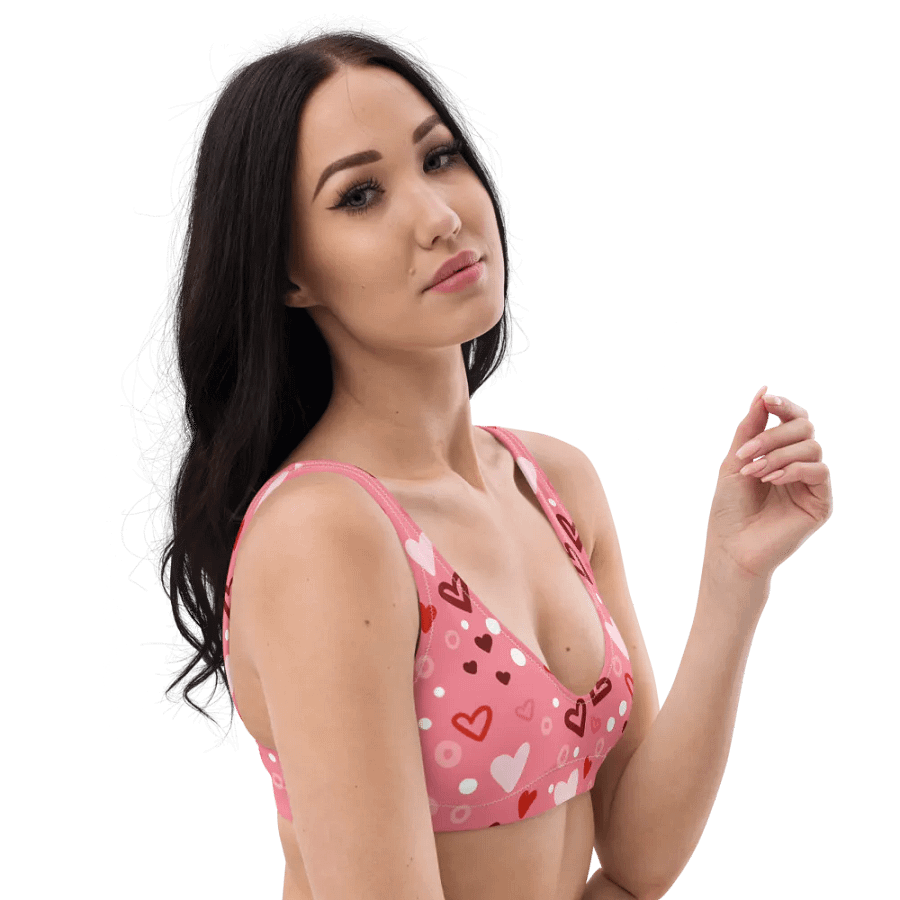 Heart Print Bikini Bra product image (4)
