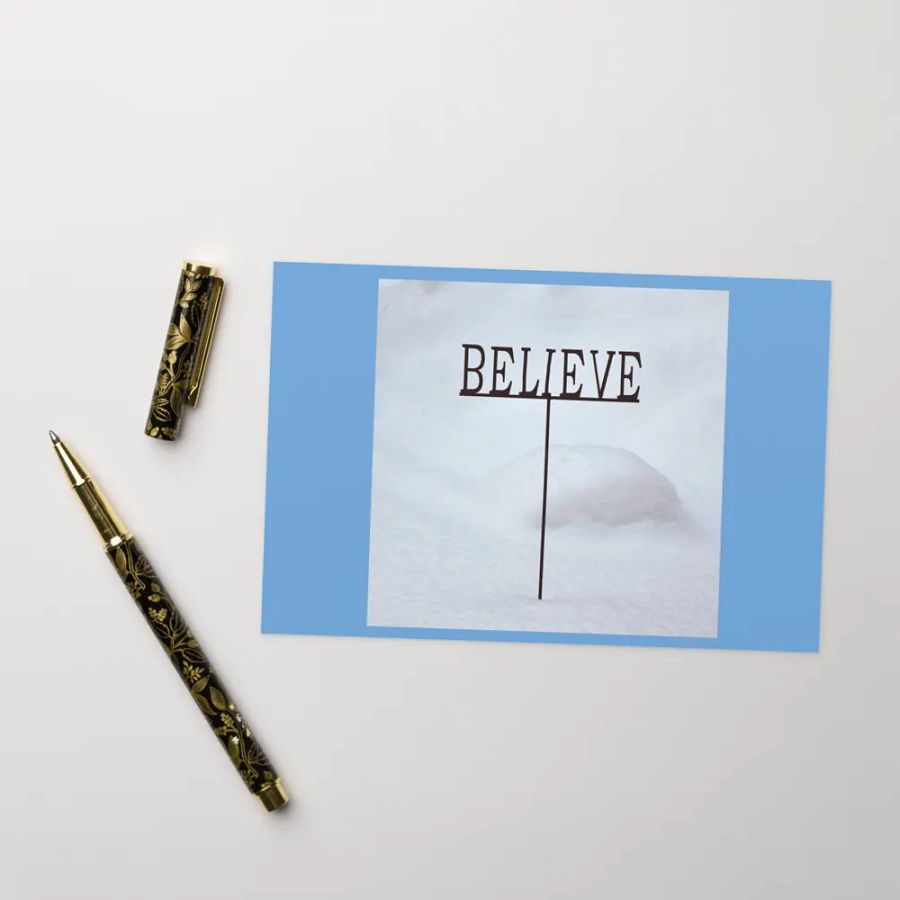 Believe card product image (9)