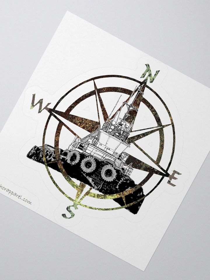 Compass Rose Marshall Foss Cut Stickers product image (5)