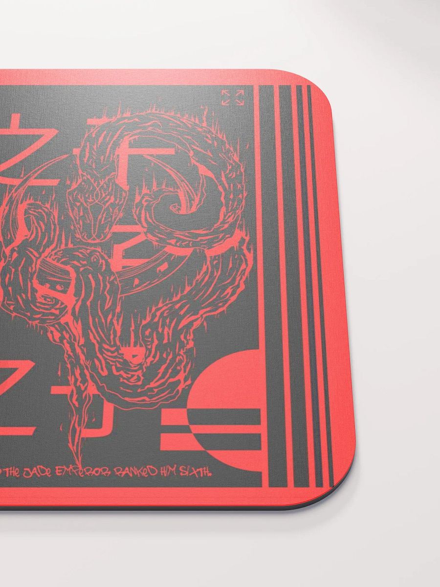WDSNK - Wood Snake Frutiger Metro Mousepad RED product image (5)