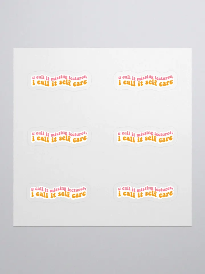 Self Care Sticker (MEDIUM Sheet) product image (1)
