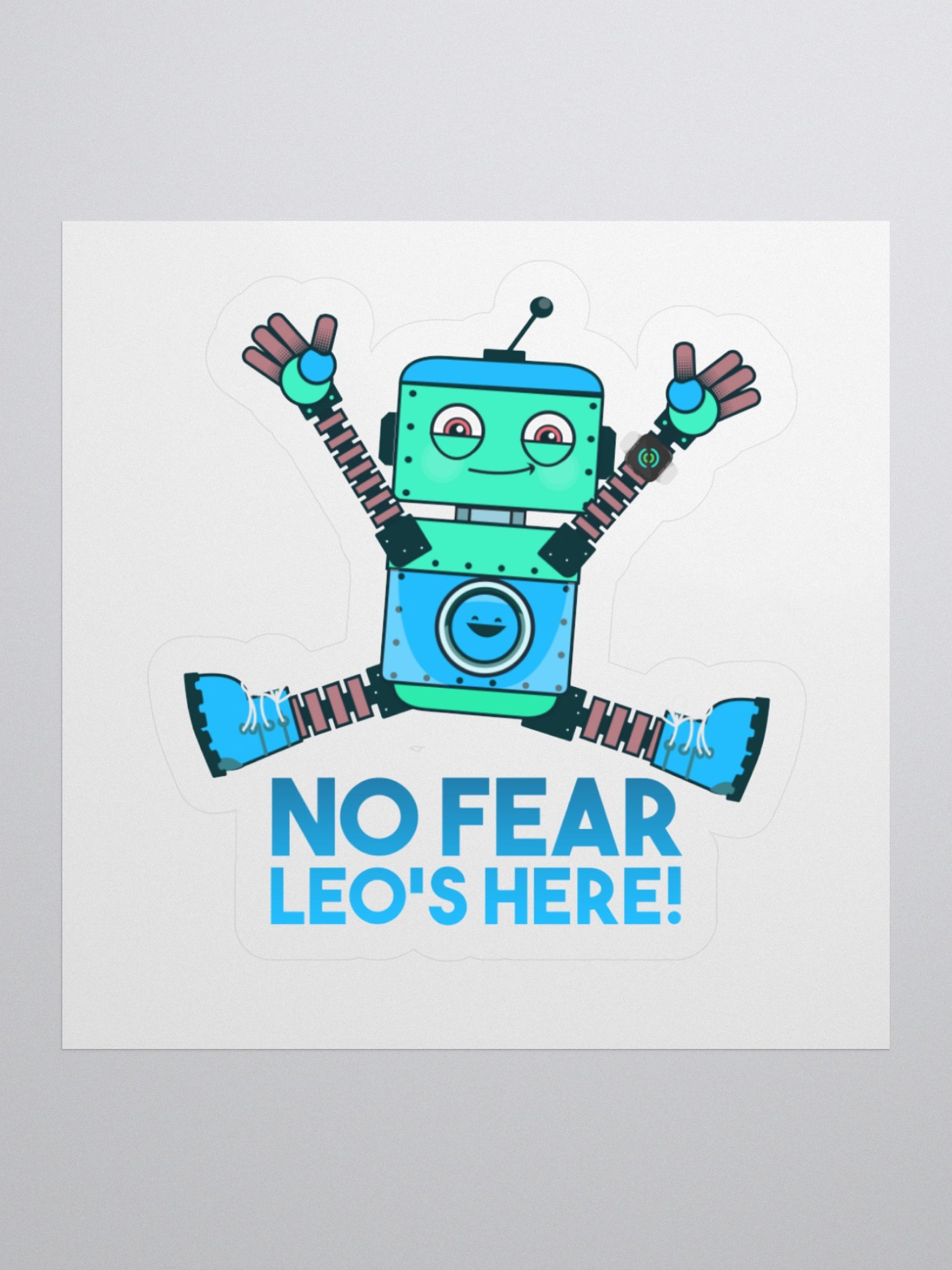 No Fear, Leo’s Here! – Sticker product image (1)