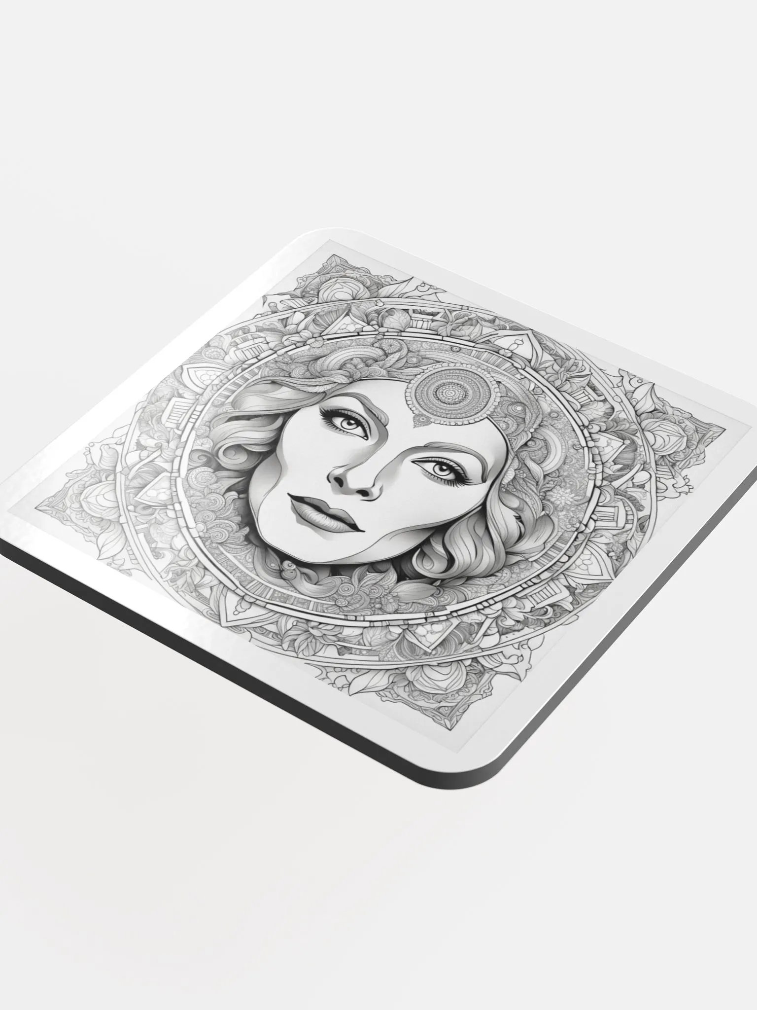 Serene Symmetry Cork Coaster Set product image (4)