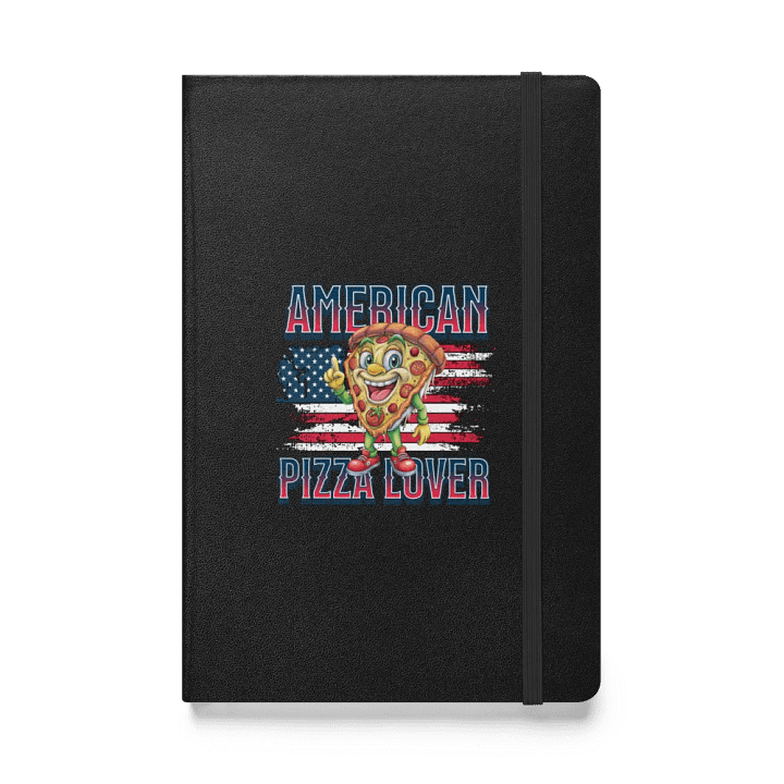 American Pizza Lover Patriotic Hardcover Journal product image (1)