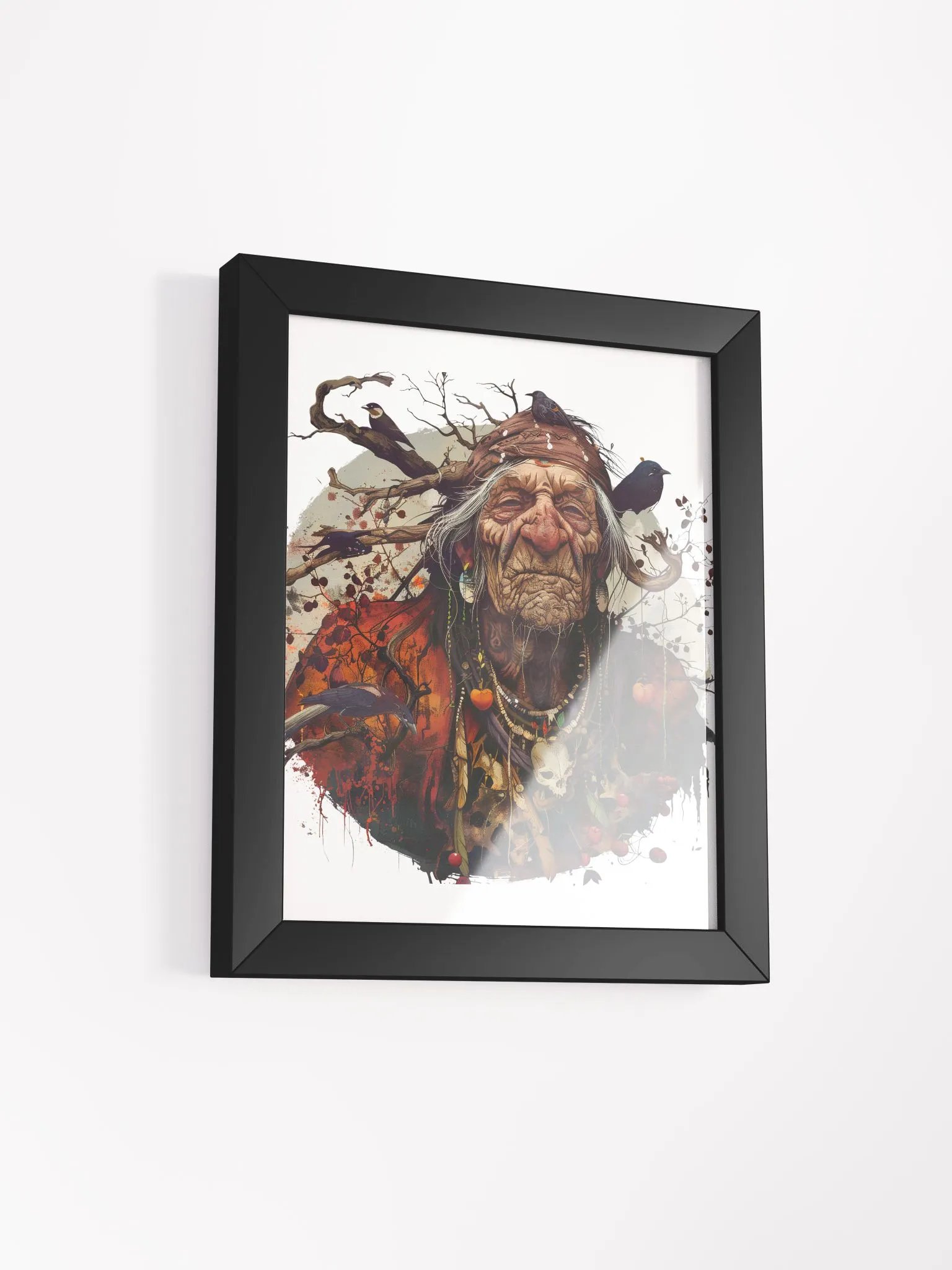 Baba Yaga - The Bad Witch of Slavic Folklore Framed High-Quality Matte Poster product image (10)