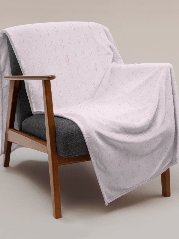 Plush Pink Christmas Tree Throw Blanket product image (9)