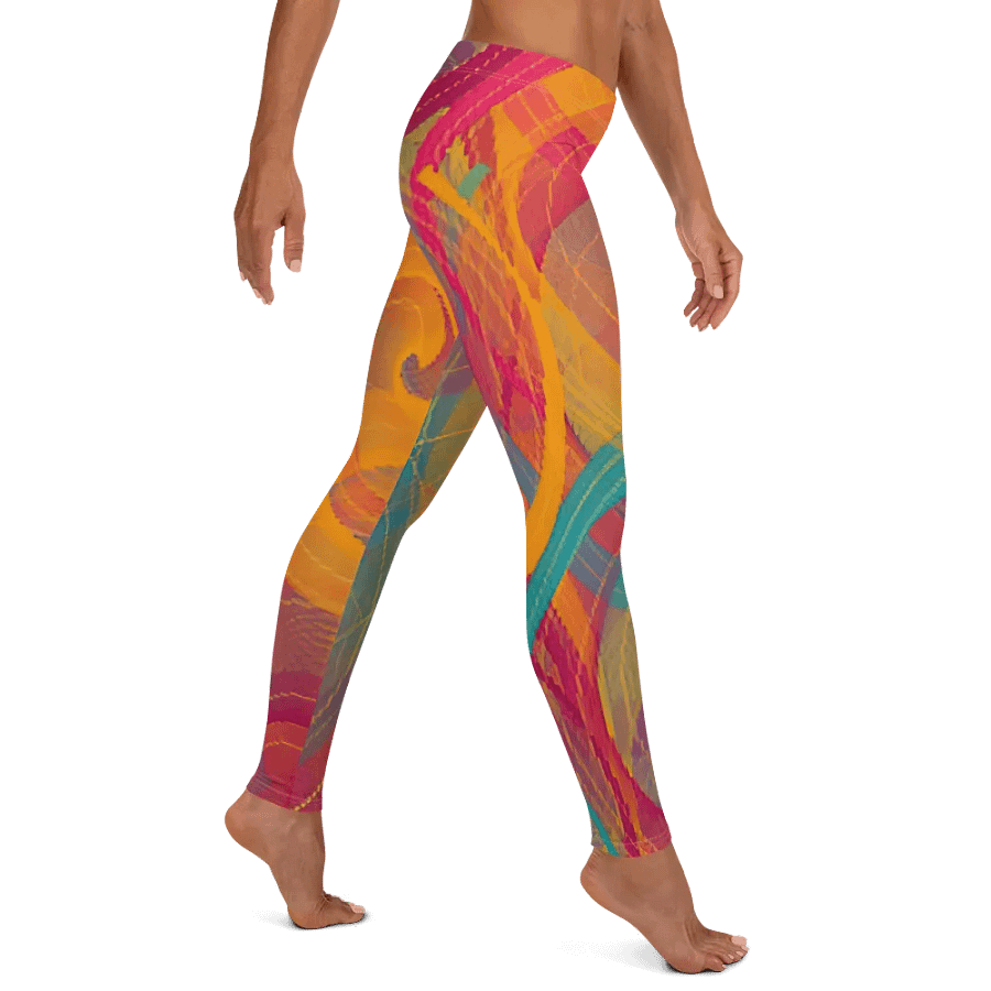 Vibrant Spiral Dreams Leggings product image (11)