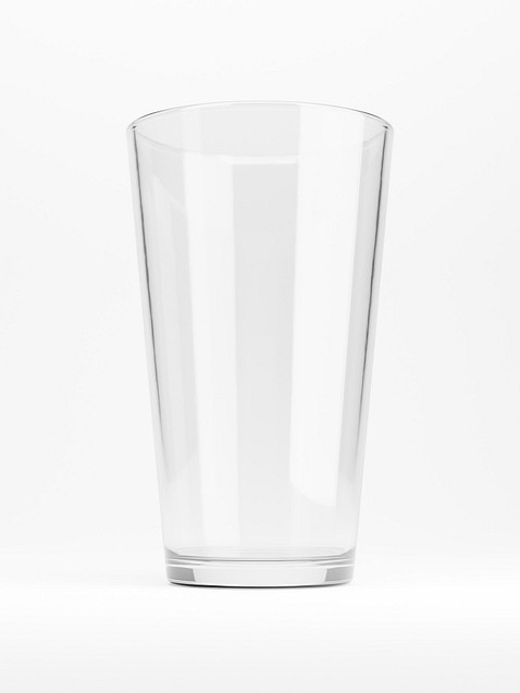 Photo showing Shaker Pint Glass