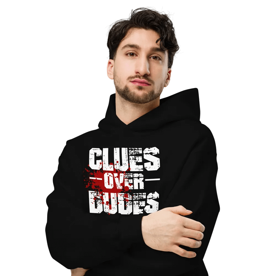 CrimeClothes Clues Over Dudes Premium Oversized Hoodie product image (3)