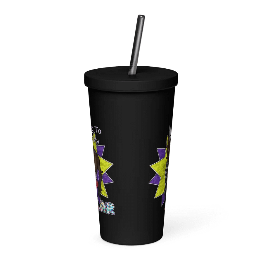 Denbo the Clown - Insulated Tumbler (With Straw) product image (2)