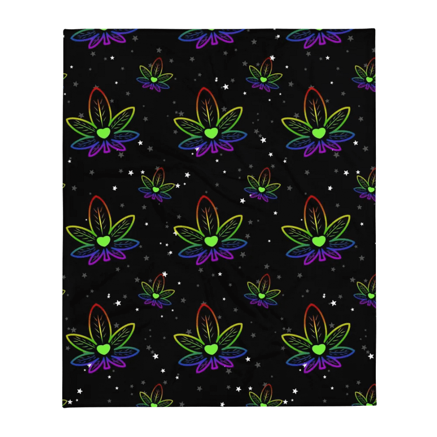 rainbow leaf blanket!! product image (3)