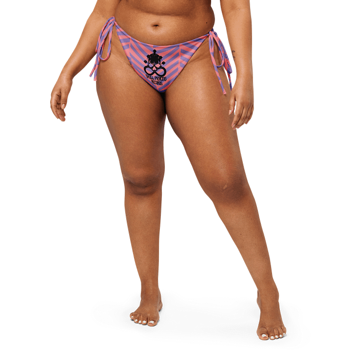 Skull Piercing Records Herringbone String Bikini Bottom product image (2)