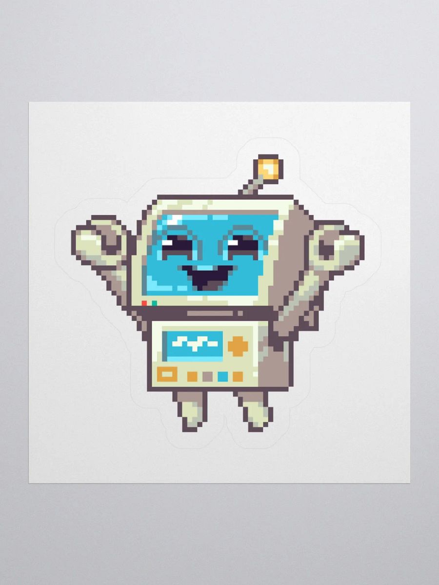 Happy Robot Sticker product image (5)