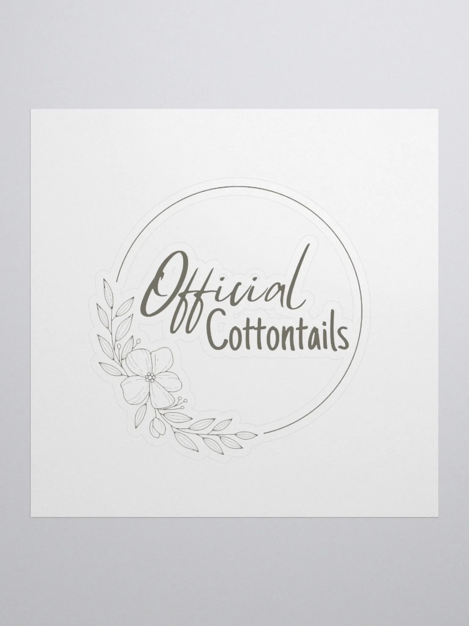 Official Cottontail Sticker product image (1)