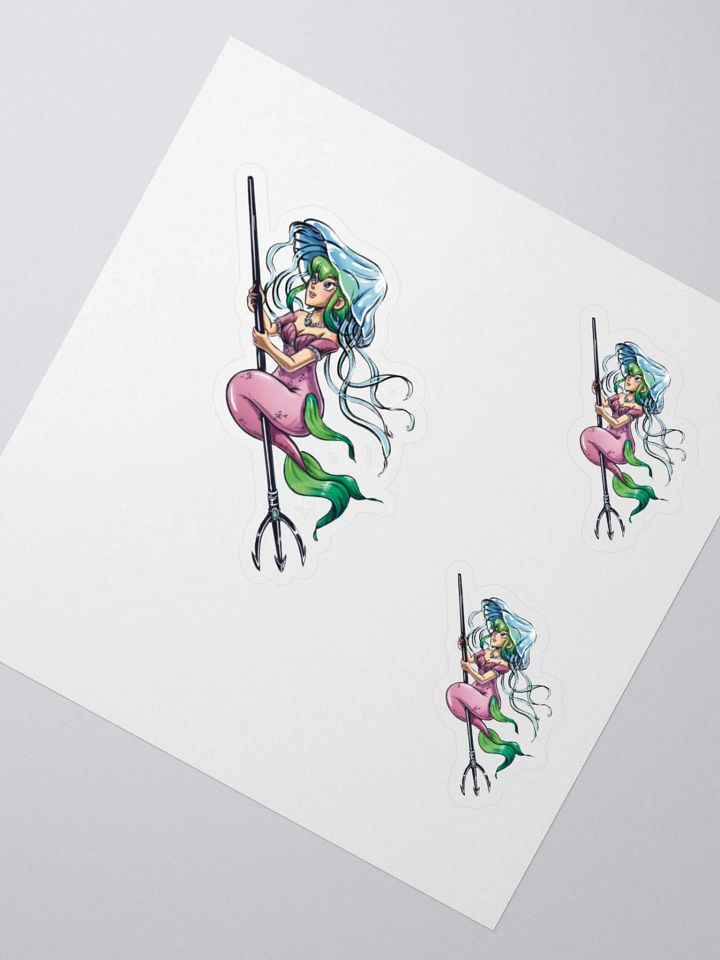Jellyfish Witch Mermaid - Enchanted Ocean Fantasy Decal product image (8)