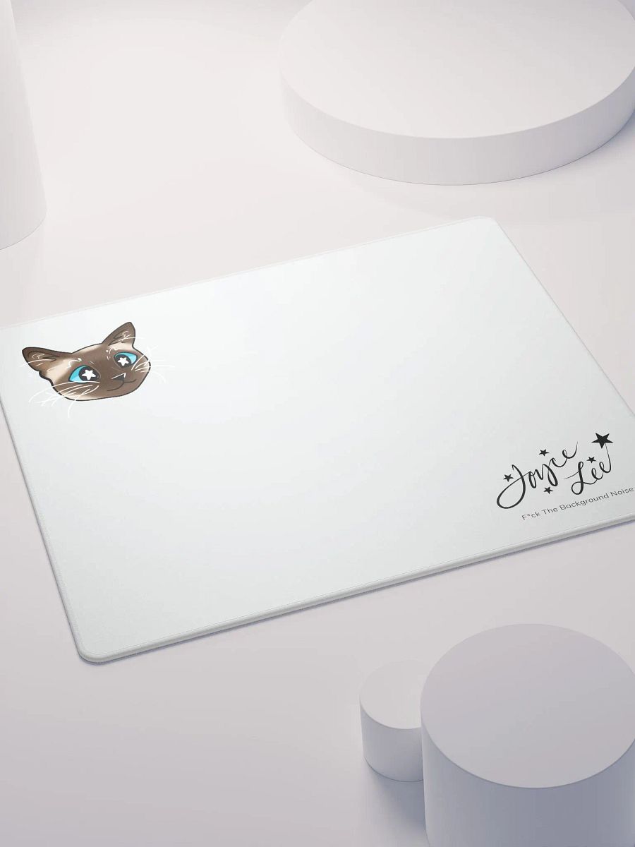 Bean the Siamese Cat Mousepad (White) product image (4)