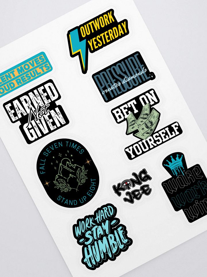 Motivational Quote Sticker Sheet 1 product image (1)