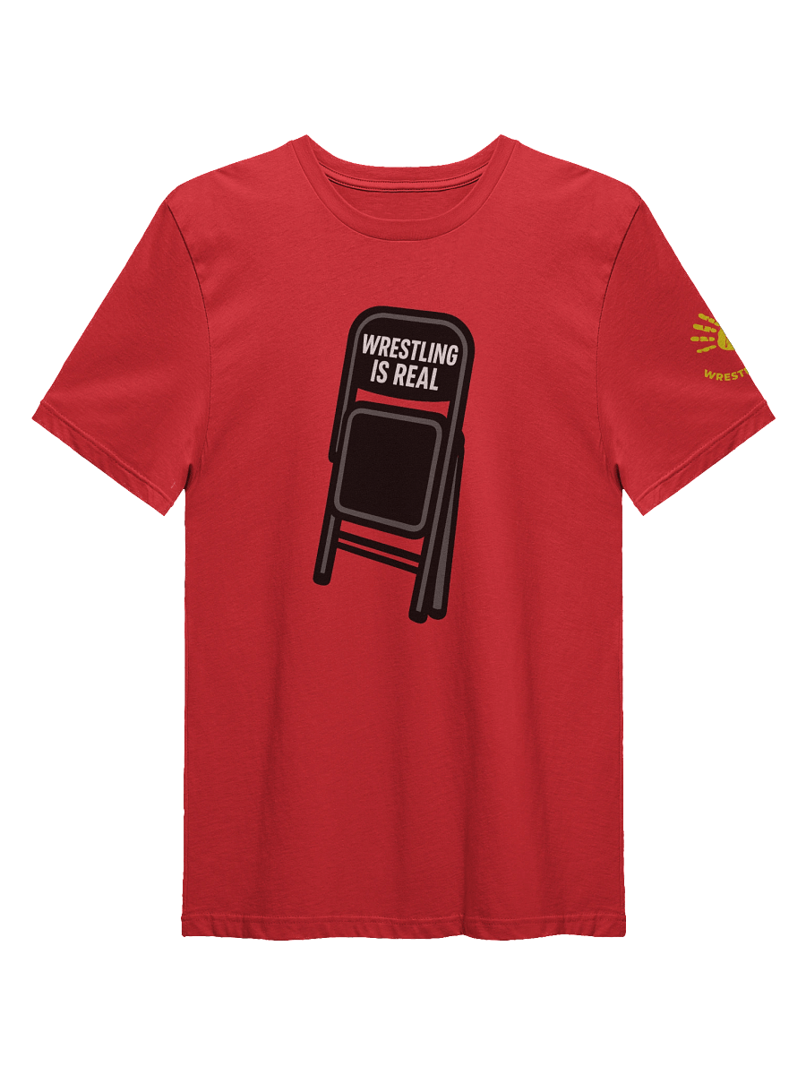 Wrestling Is Real - Red Shirt product image (1)