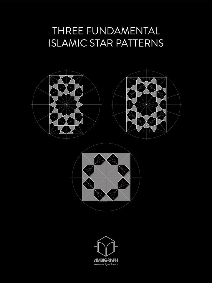 Three Fundametal Islamic Star Patterns product image (1)