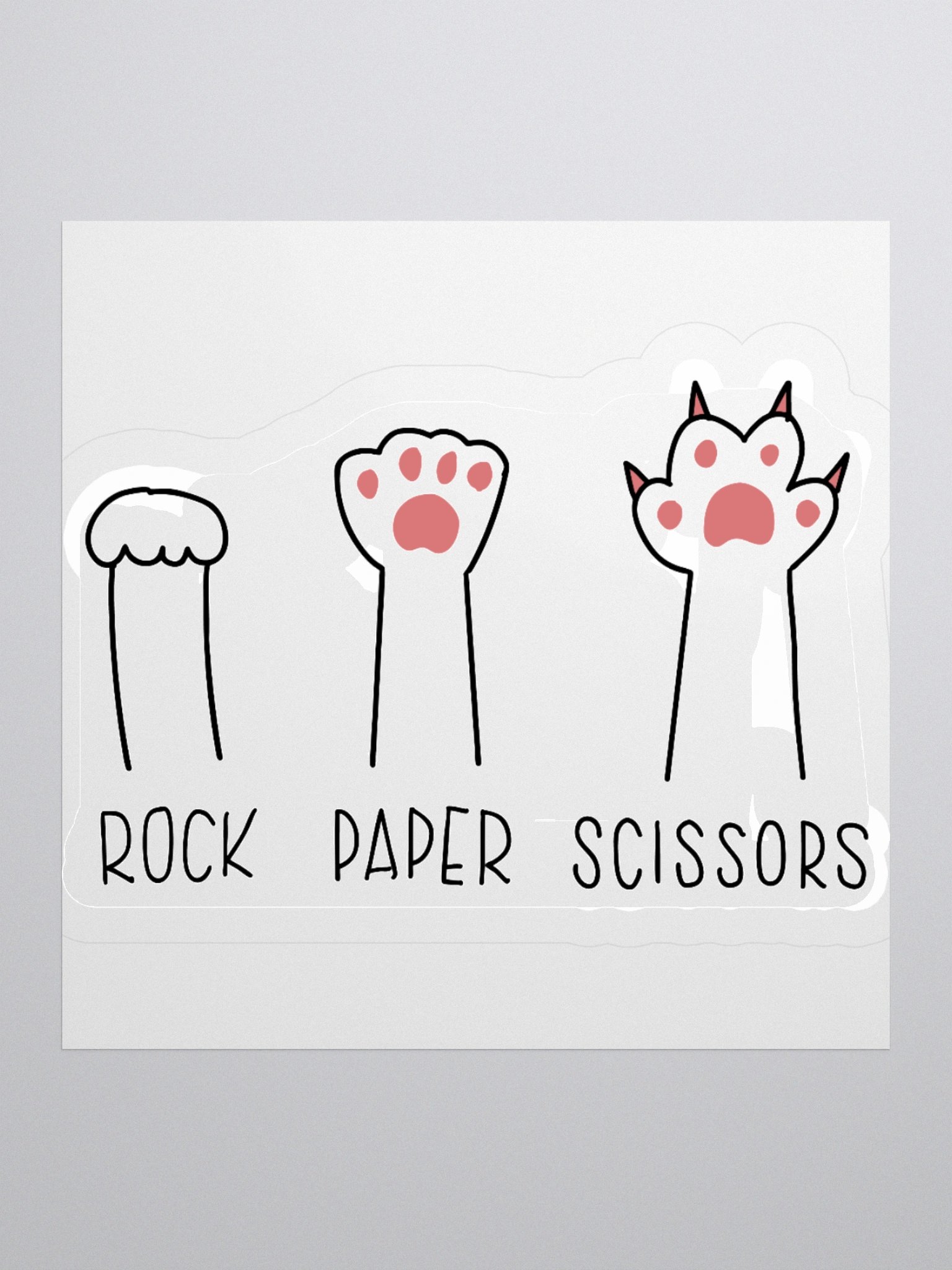 Rock Paper Scissors Sticker product image (1)
