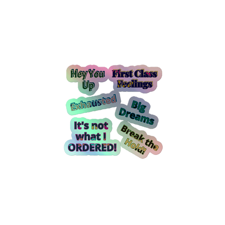 First Class Feelings Sticker Sheet product image (1)