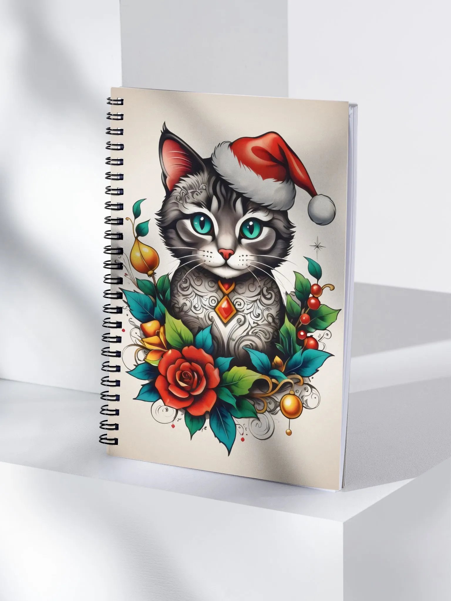 Santa Paws Spiral Notebook product image (4)