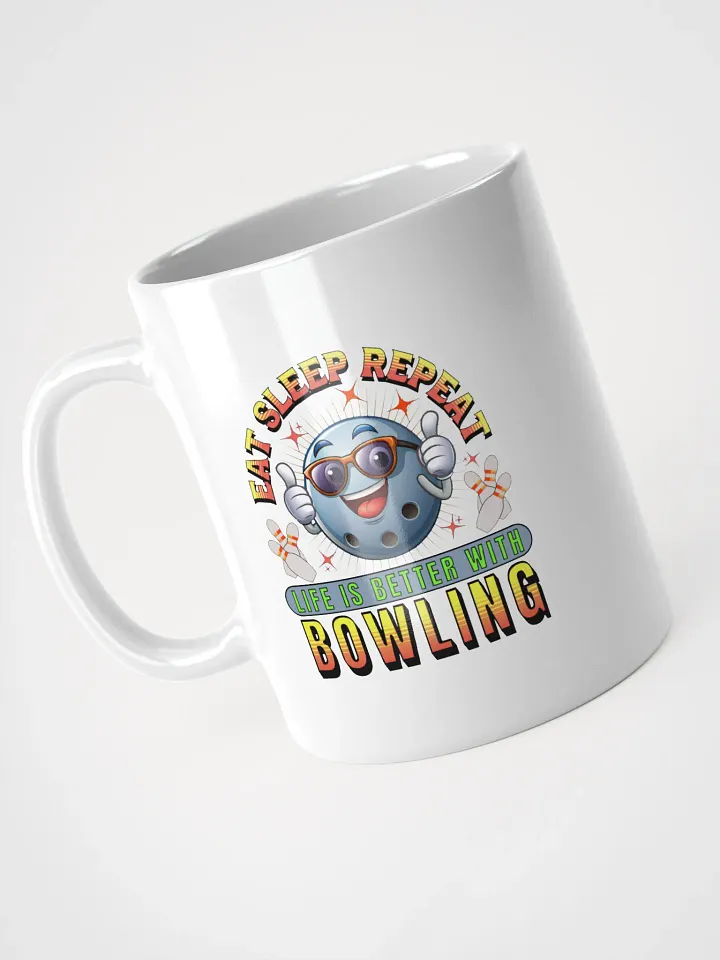 Eat Sleep Repeat Thumbs Up Bowling Bonanza Mug product image (2)