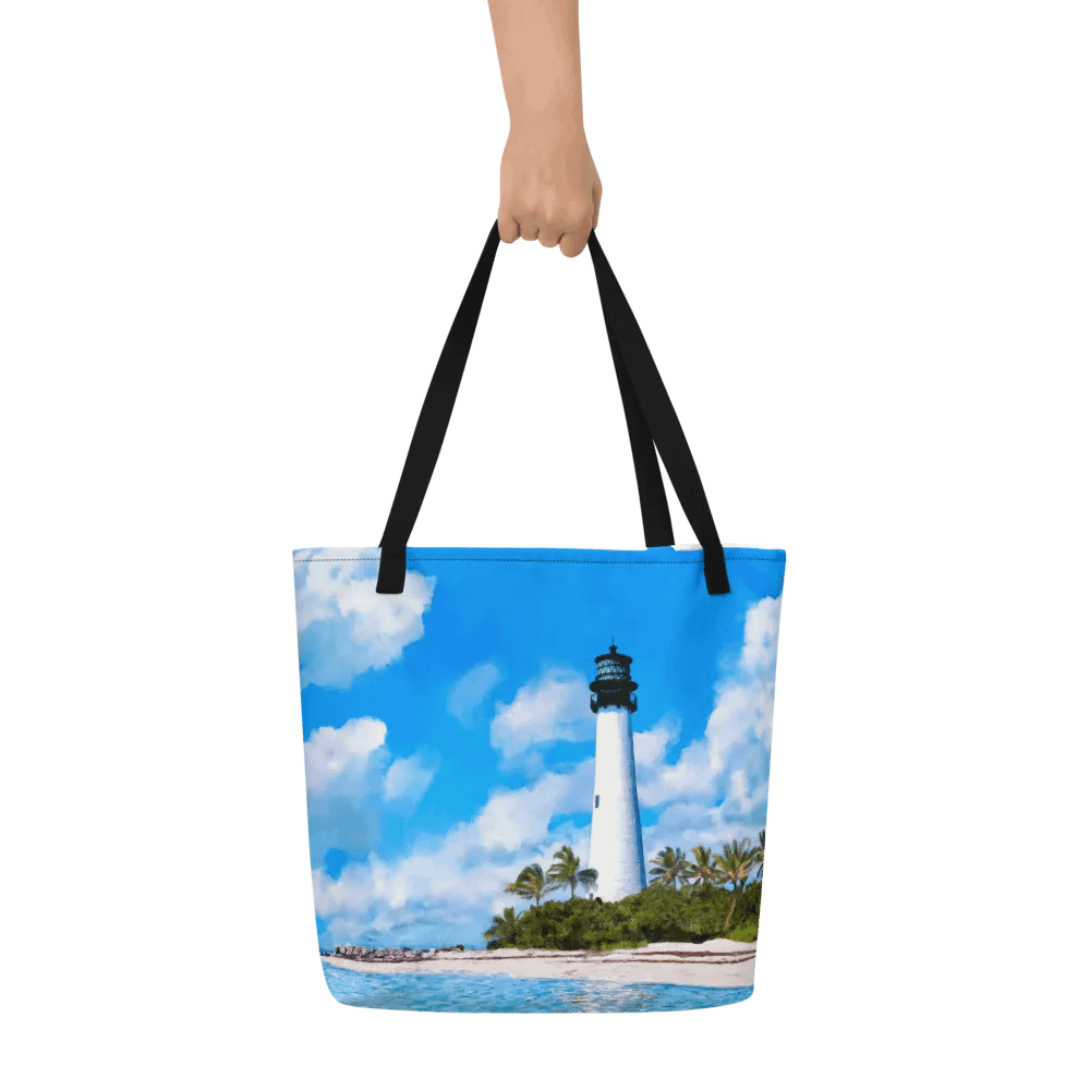Cape Florida Lighthouse Tote Bag product image (10)