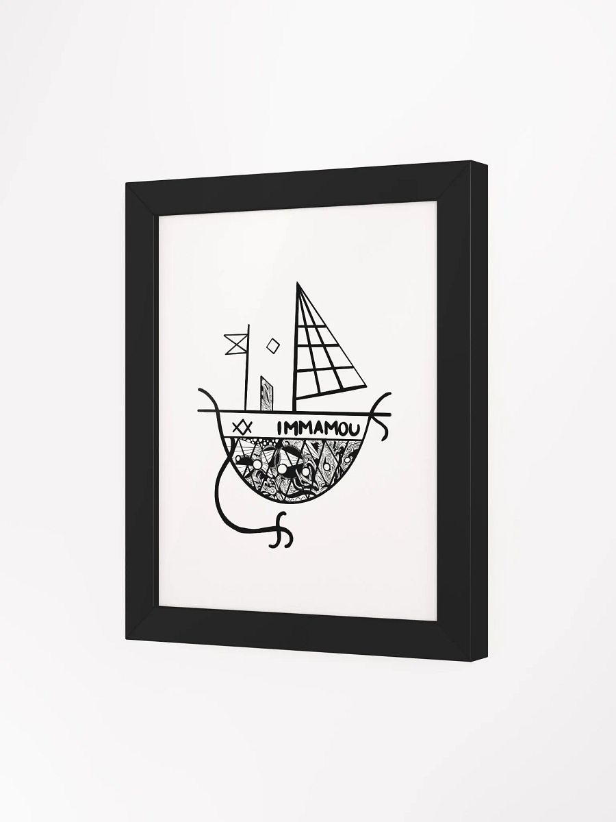 Frame with Agwey Tawoyo vèvè product image (3)
