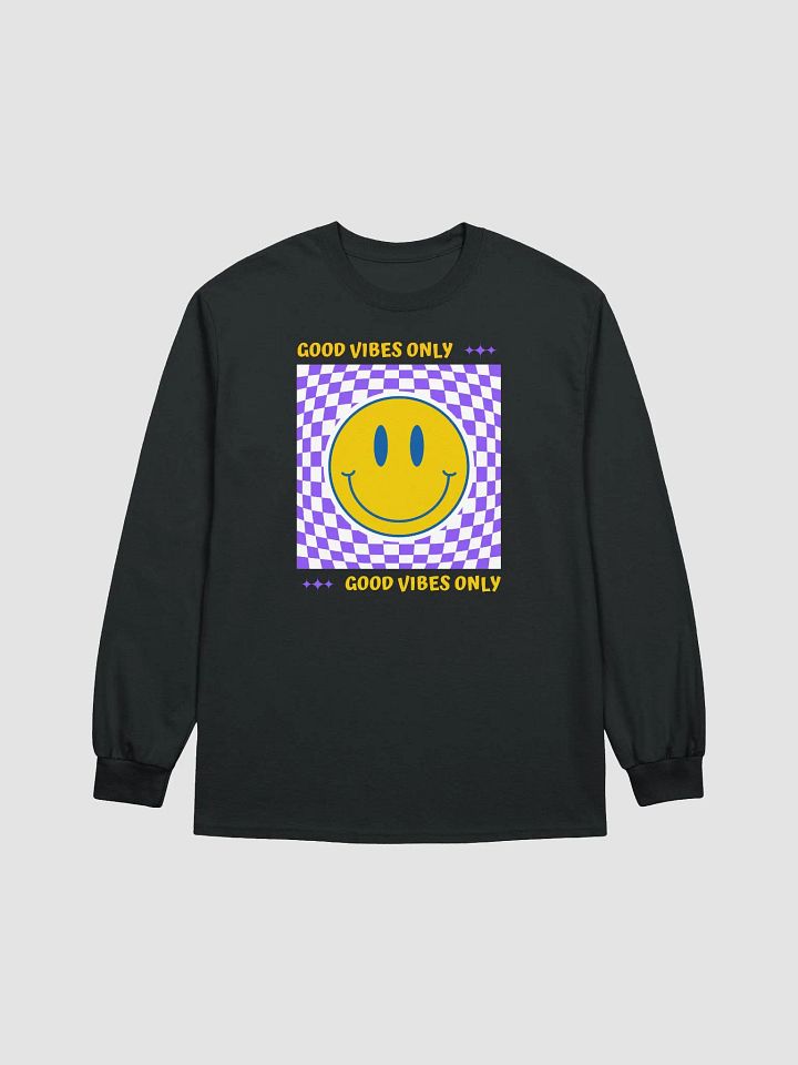 Good Vibes Only Long Sleeve T-Shirt – Stay Cozy with Positive Energy product image (1)