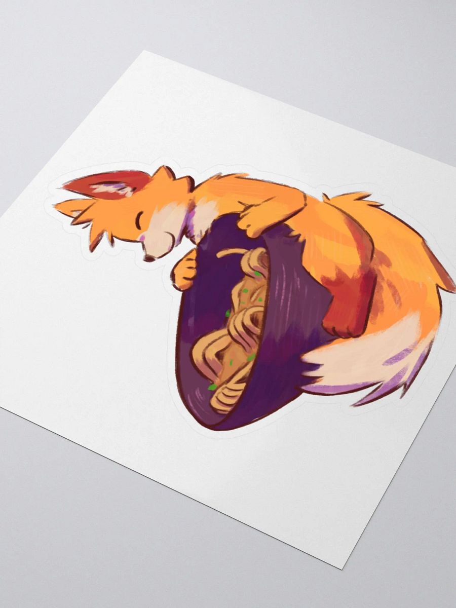 Hungry Fox Sticker product image (4)