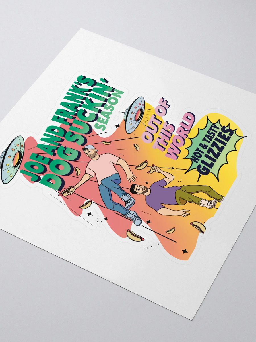 Dog Suckin' Out Of This World Sticker product image (3)