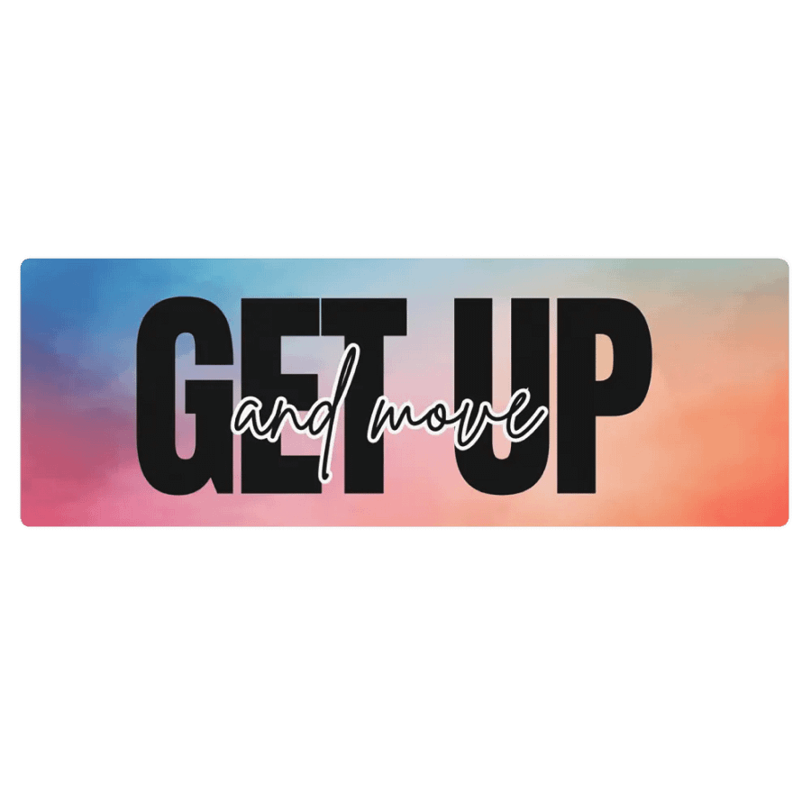 Get Up & Move Yoga Mat Ombre product image (1)