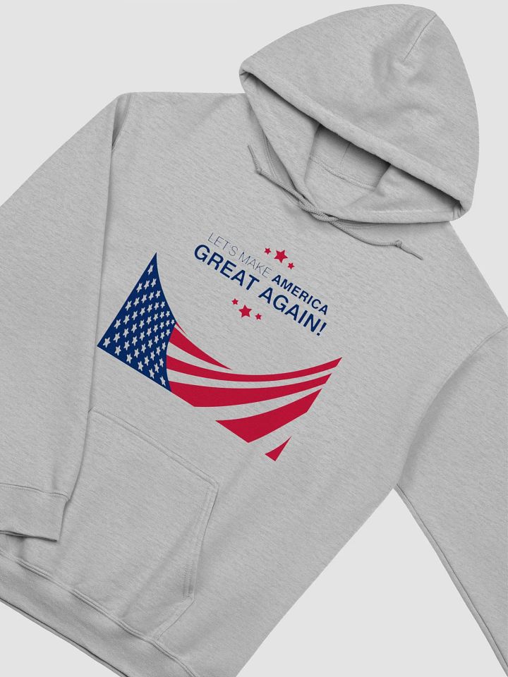 Lets Make America Great Again Stars & Stripes Classic Hoodie product image (30)