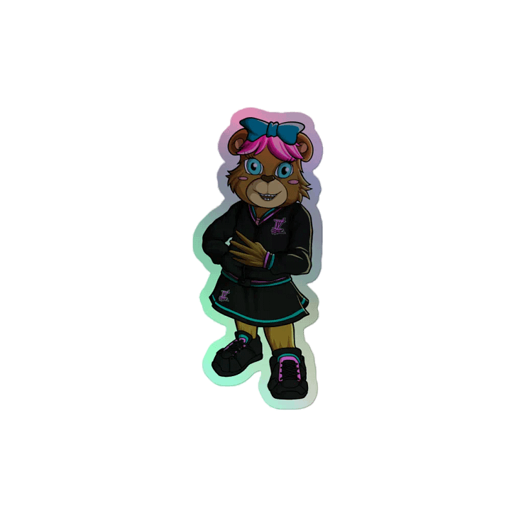 Standing Girl Holo Sticker product image (2)