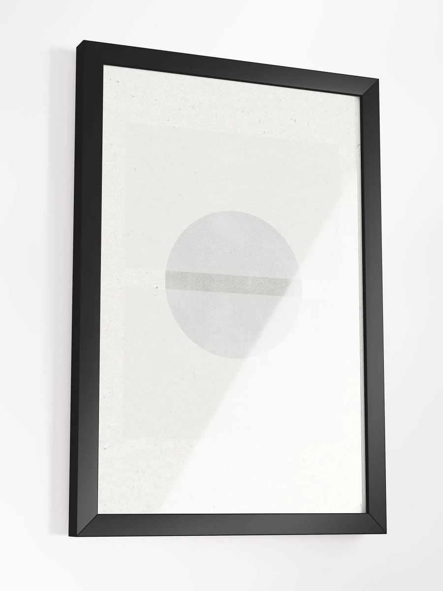Modern Circle Framed Poster | Bold Geometric Art for Contemporary Interiors product image (1)